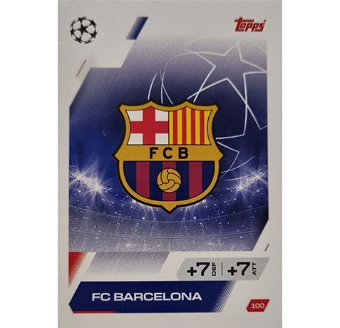 Topps Match Attax Champions League 2025/26 KARTE 100 FC BARCELONA