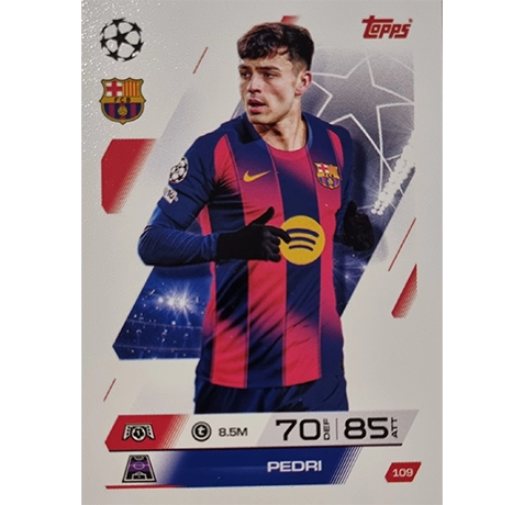 Topps Match Attax Champions League 2025/26 Karte 109 PEDRI