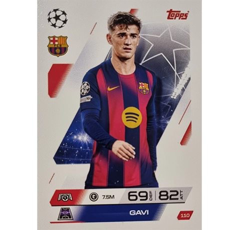 Topps Match Attax Champions League 2025/26 KARTE 110 GAVI