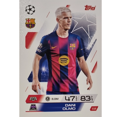 Topps Match Attax Champions League 2025/26 KARTE 112 DANI OLMO