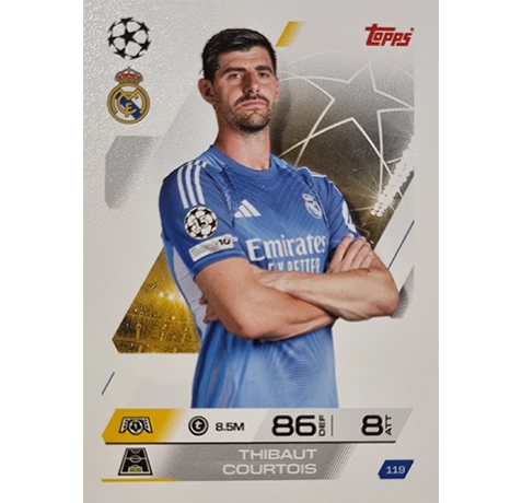 Topps Match Attax Champions League 2025/26 Karte 119 THIBAUT COURTOIS