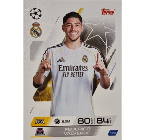 Topps Match Attax Champions League 2025/26 Karte 129 FEDERICO VALVERDE