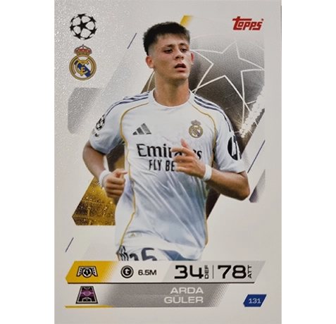 Topps Match Attax Champions League 2025/26 Karte 131 ARDA GÜLER