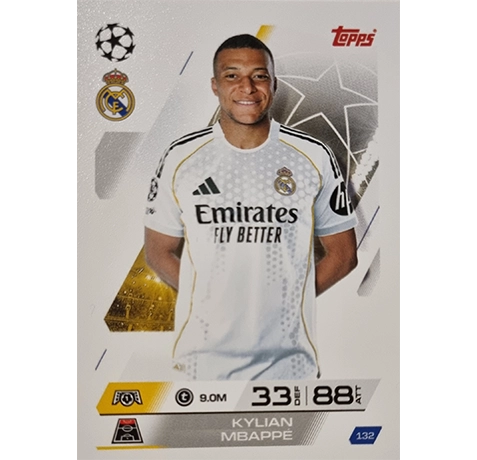 Topps Match Attax Champions League 2025/26 KARTE 132 KYLIAN MBAPPE