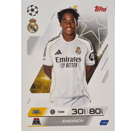 Topps Match Attax Champions League 2025/26 KARTE 134 ENDRICK