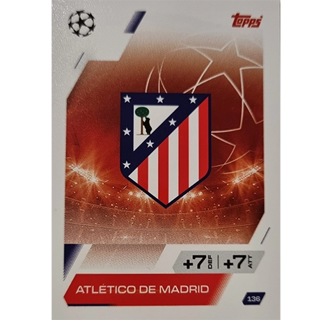 Topps Match Attax Champions League 2025/26 KARTE 136 ATLETICO DE MADRID