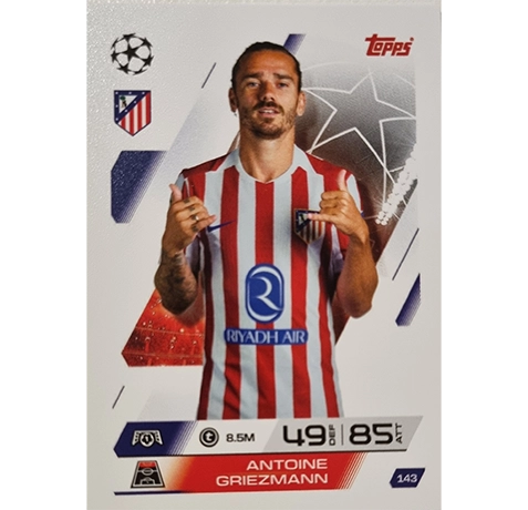Topps Match Attax Champions League 2025/26 Karte 143 ANTOINE GRIEZMANN