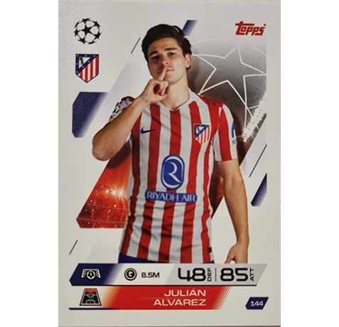 Topps Match Attax Champions League 2025/26 KARTE 144 JULIAN ALVAREZ