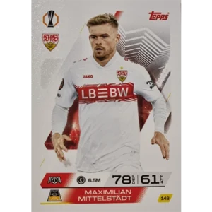 Topps Match Attax Champions League 2025/26 KARTE 148 MAXIMILIAN MITTELSTÄDT