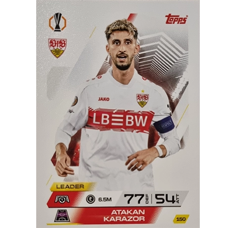 Topps Match Attax Champions League 2025/26 KARTE 150 ATAKAN KARAZOR
