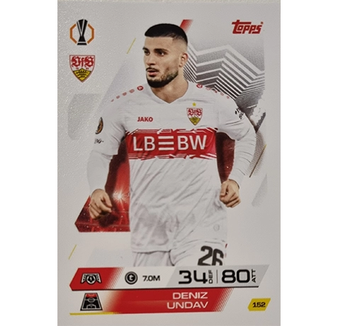 Topps Match Attax Champions League 2025/26 KARTE 152 DENIZ UNDAV