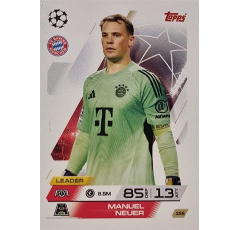 Topps Match Attax Champions League 2025/26 Karte 155 MANUEL NEUER
