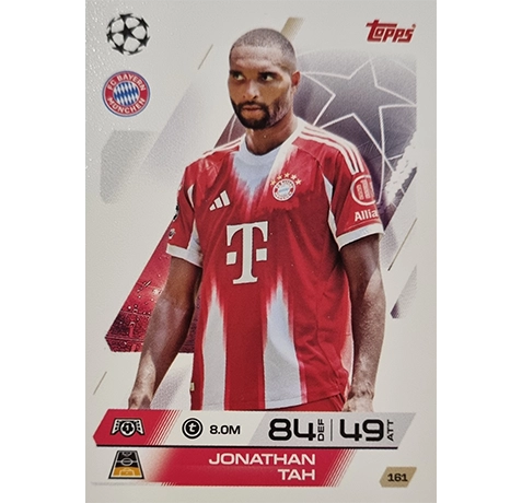 Topps Match Attax Champions League 2025/26 Karte 161 JONATHAN TAH