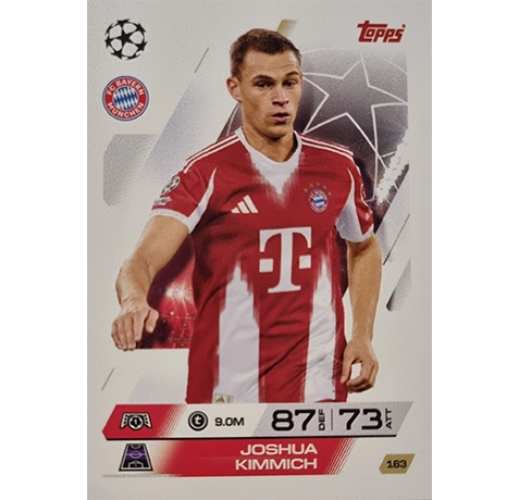 Topps Match Attax Champions League 2025/26 Karte 163 JOSHUA KIMMICH