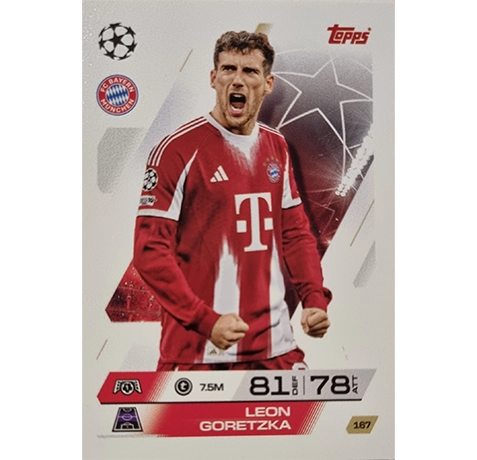 Topps Match Attax Champions League 2025/26 Karte 167 LEON GORETZKA