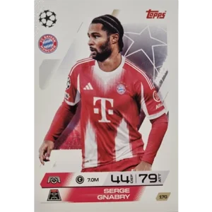 Topps Match Attax Champions League 2025/26 KARTE 170 SERGE GNABRY