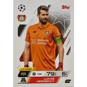 Topps Match Attax Champions League 2025/26 Karte 173 LUKAS HRADECKY