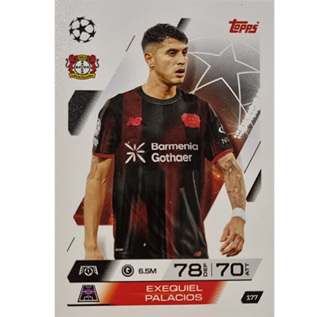 Topps Match Attax Champions League 2025/26 Topps Match Attax Champions League 2025/26 Karte 177 EXEQUIEL PALACIOS