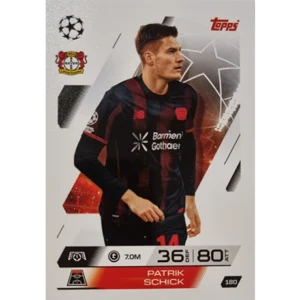 Topps Match Attax Champions League 2025/26 KARTE 180 PATRIK SCHICK
