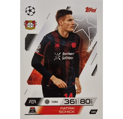 Topps Match Attax Champions League 2025/26 KARTE 180 PATRIK SCHICK
