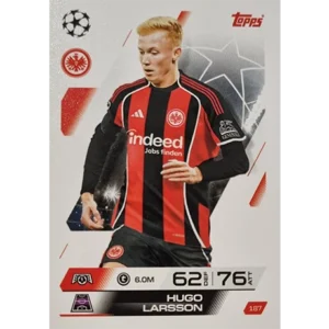 Topps Match Attax Champions League 2025/26 KARTE 187 HUGO LARSSON