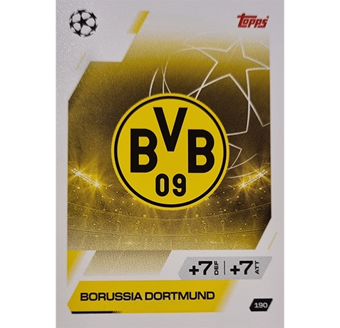 Topps Match Attax Champions League 2025/26 KARTE 190 BORUSSIA DORTMUND