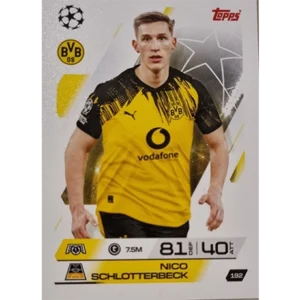 Topps Match Attax Champions League 2025/26 KARTE 192 NICO SCHLOTTERBECK