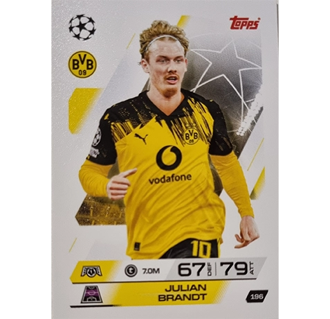 Topps Match Attax Champions League 2025/26 KARTE 196 JUIAN BRANDT