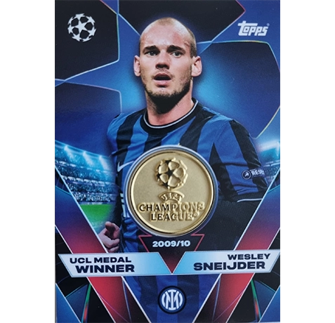 Topps Match Attax Champions League 2025/26 UCL Medal Winner Relic UCLW-WS Wesley Sneijder