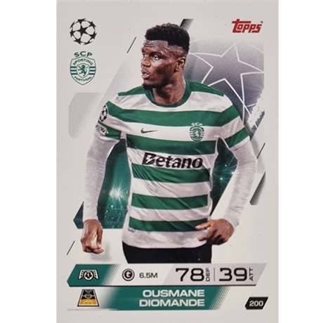 Topps Match Attax Champions League 2025/26 KARTE 200 OUSMANE DIOMANDE