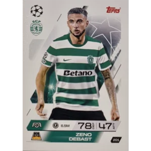 Topps Match Attax Champions League 2025/26 KARTE 201 ZENO DEBAST