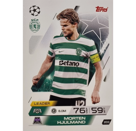 Topps Match Attax Champions League 2025/26 KARTE 203 MORTEN HJULMAND