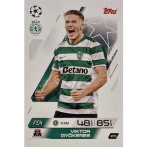 Topps Match Attax Champions League 2025/26 KARTE 205 VIKTOR GYÖKERES