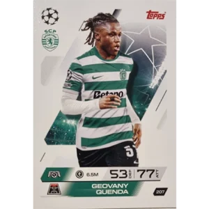 Topps Match Attax Champions League 2025/26 KARTE 207 GEOVANY QUENDA