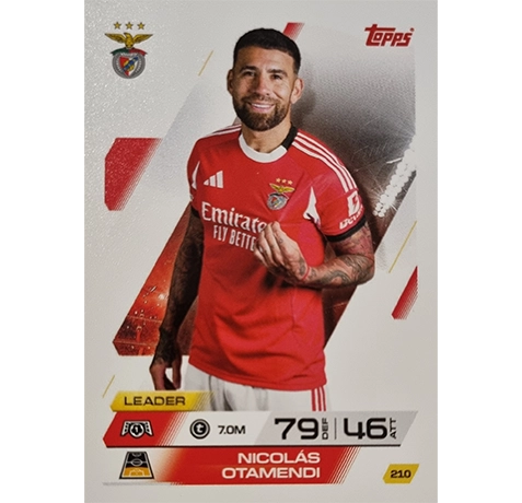 Topps Match Attax Champions League 2025/26 KARTE 210 NICOLAS OTAMENDI
