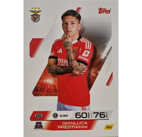 Topps Match Attax Champions League 2025/26 KARTE 211 GIANLUCA PRESTIANNI