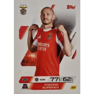 Topps Match Attax Champions League 2025/26 KARTE 212 FREDRIK AURSNES