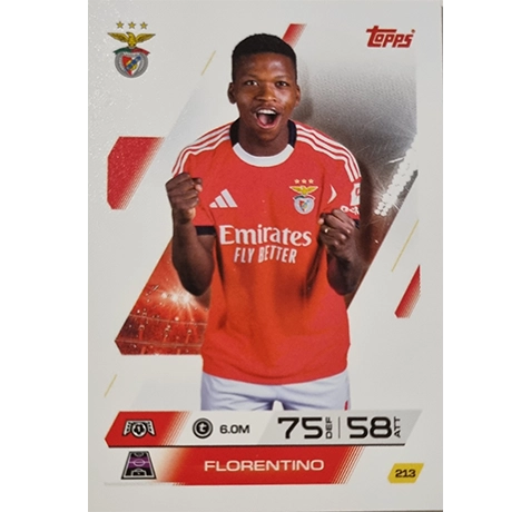 Topps Match Attax Champions League 2025/26 KARTE 213 FLORENTINO