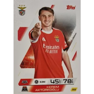 Topps Match Attax Champions League 2025/26 KARTE 215 KEREM AKTÜRKOGLU