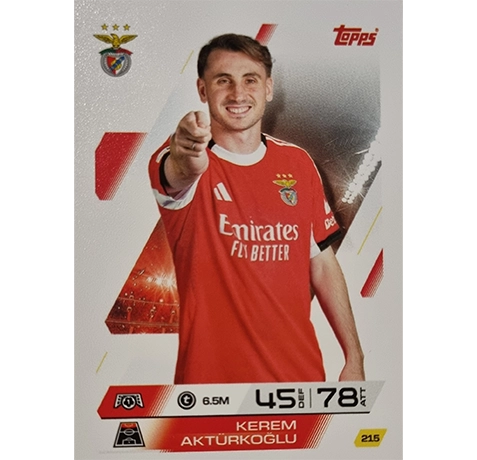 Topps Match Attax Champions League 2025/26 KARTE 215 KEREM AKTÜRKOGLU
