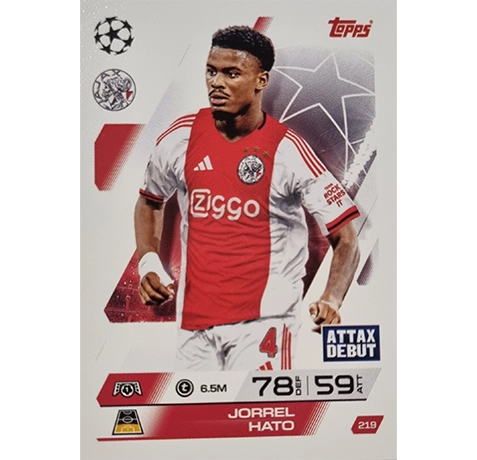 Topps Match Attax Champions League 2025/26 KARTE 219 JORREL HATO