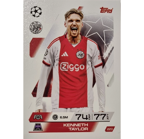 Topps Match Attax Champions League 2025/26 KARTE 223 KENNETH TAYLOR