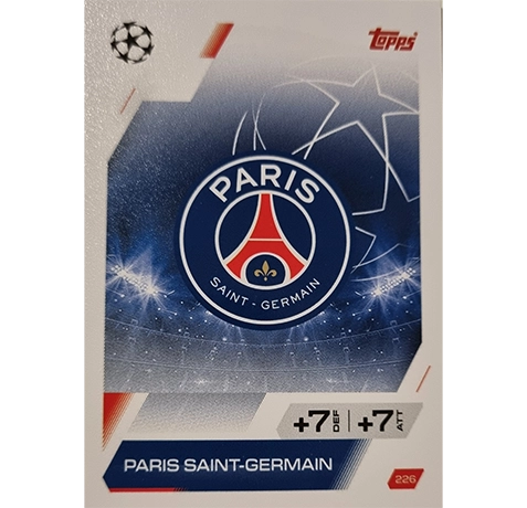 Topps Match Attax Champions League 2025/26 KARTE 226 PARIS SAINT GERMAIN