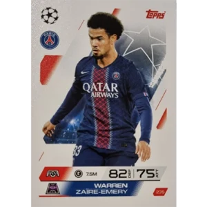 Topps Match Attax Champions League 2025/26 KARTE 235 WARREN ZAIRE EMERY