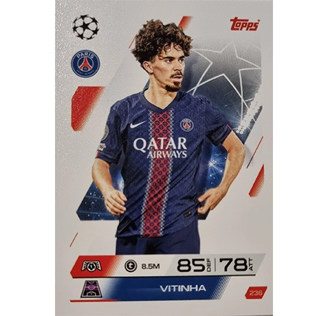 Topps Match Attax Champions League 2025/26 KARTE 236 VITINHA
