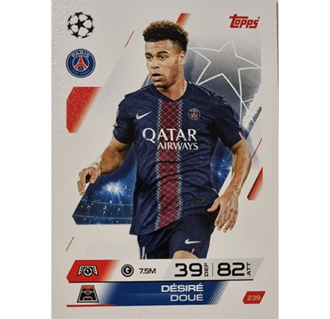 Topps Match Attax Champions League 2025/26 KARTE 239 DESIRE DOUE