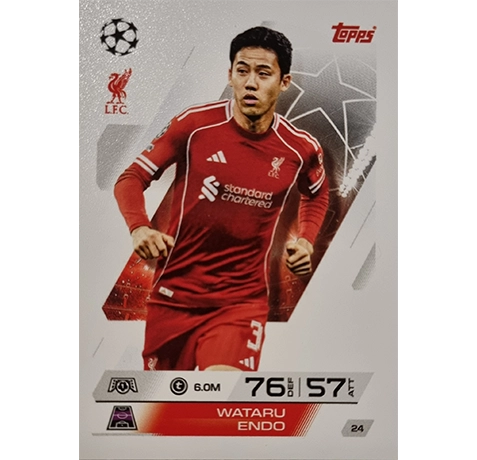 Topps Match Attax Champions League 2025/26 KARTE 024 WATARU ENDO