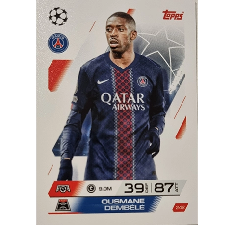 Topps Match Attax Champions League 2025/26 KARTE 242 OUSMANE DEMBELE