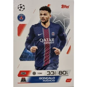 Topps Match Attax Champions League 2025/26 KARTE 243 GONCALO RAMOS