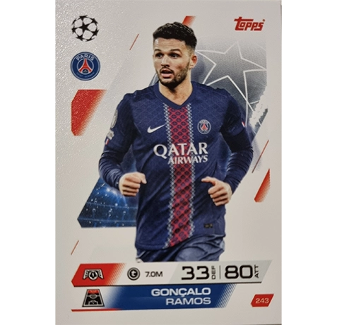 Topps Match Attax Champions League 2025/26 KARTE 243 GONCALO RAMOS